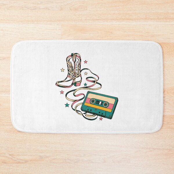 Item preview, Cowboy Boot Cassette Tape Western Nostalgic Vibe designed and sold by chattsuede.
