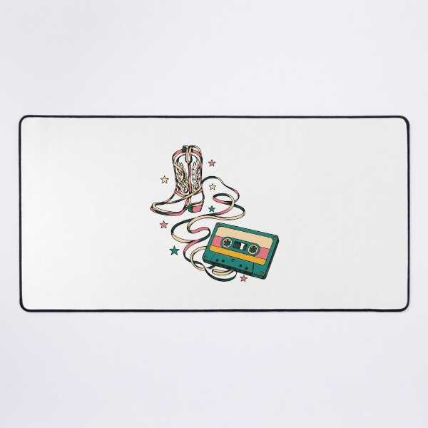 Item preview, Cowboy Boot Cassette Tape Western Nostalgic Vibe designed and sold by chattsuede.