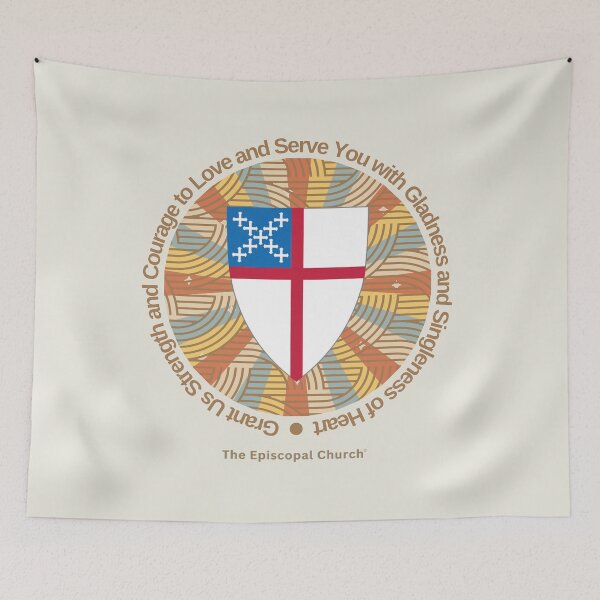 Item preview, Grant Us Strength and Courage - The Episcopal Church™ designed and sold by Canterbury Episcopal Campus Ministry at Texas Tech University .