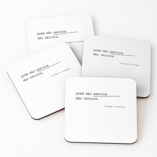 Item preview, Quem Não Arrisca Não Petisca – Portuguese Proverb designed and sold by GlocalDialeto.