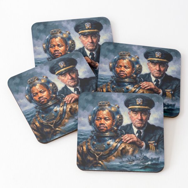 Item preview, Men of Honor Naval Drama Fine Art Tribute designed and sold by Art's Diner.