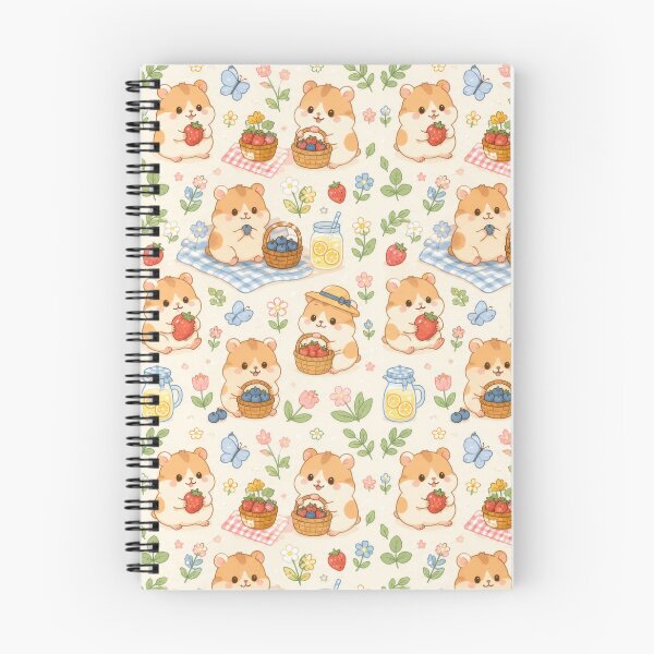 Item preview, Hamster Spring Berry Basket Pattern designed and sold by Soft Berry Studio.