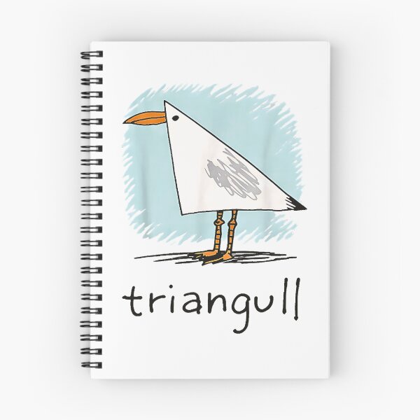 Item preview, Triangull Funny Triangle Seagull Pun Silly Bird designed and sold by Rahamkshop.