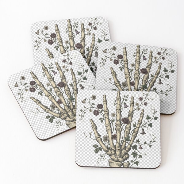 Item preview, Botanical Skeleton Hand designed and sold by Aliumcollection.