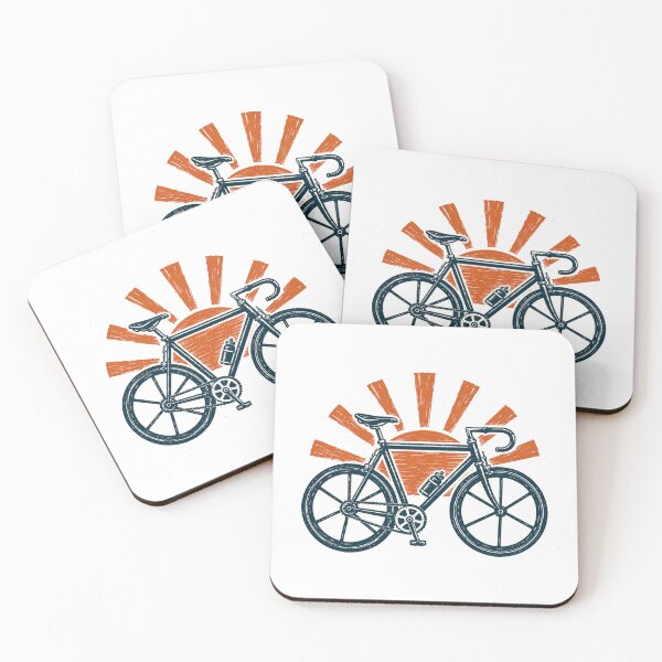 Item preview, Retro Sunrise Road Bike for Early Morning Rides designed and sold by eignvalue.