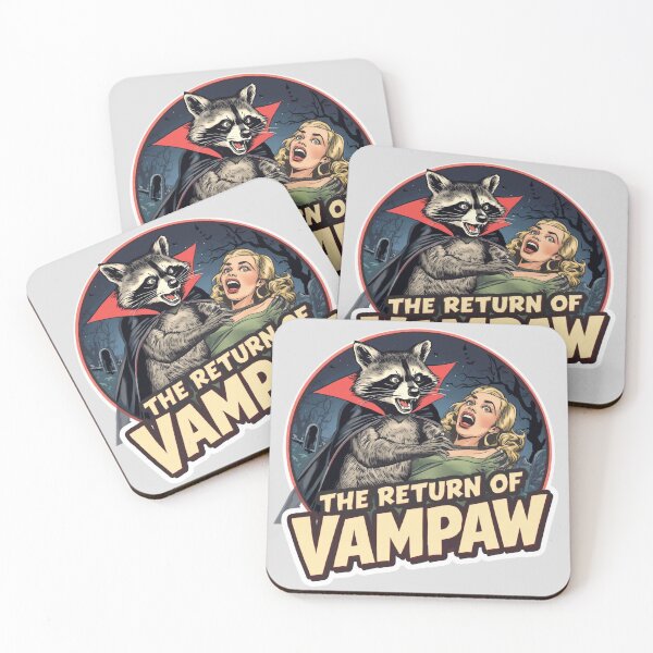 Item preview, VAMPAW HALLOWEEN RACCOON designed and sold by BKDIGITALSHOP.