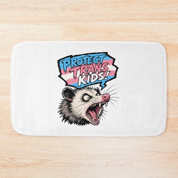 Item preview, Protect Trans Kids Opossum Grungy Advocate Pride designed and sold by chattsuede.