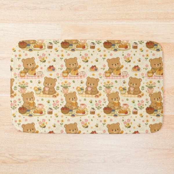Item preview, Bear Cozy Spring Honey Brunch Pattern designed and sold by Soft Berry Studio.