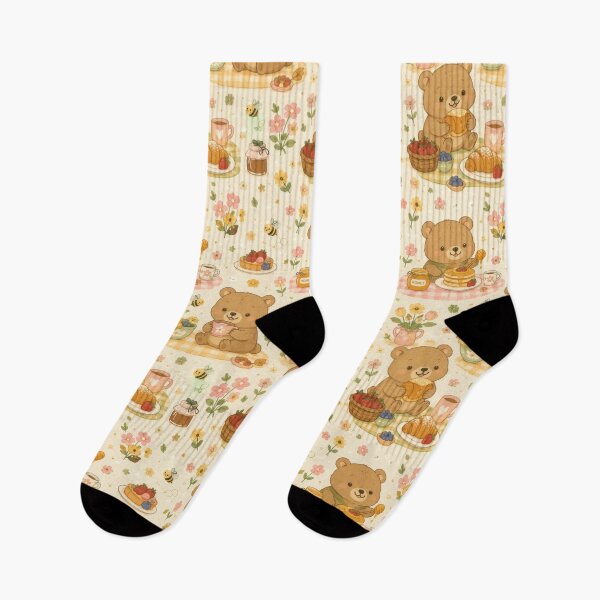 Item preview, Bear Cozy Spring Honey Brunch Pattern designed and sold by Soft Berry Studio.