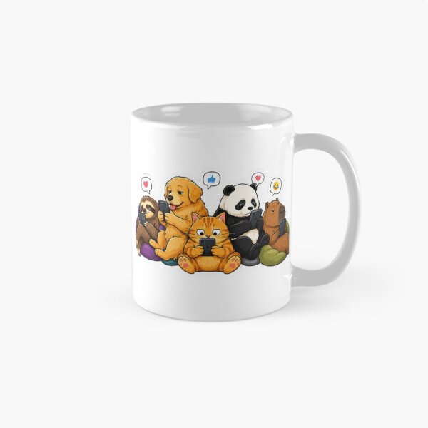 Item preview, Animals on Beanbags Scrolling Social Media designed and sold by Snurly.