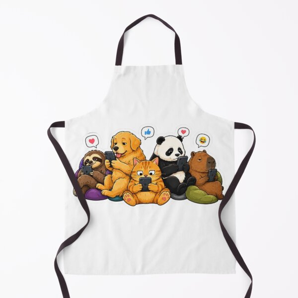 Item preview, Animals on Beanbags Scrolling Social Media designed and sold by Snurly.
