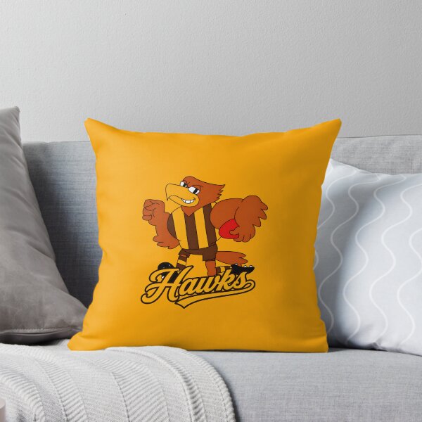 Item preview, Hawthorn Hawks AFL Mascot Logo designed and sold by Luke Foran Sports Art.