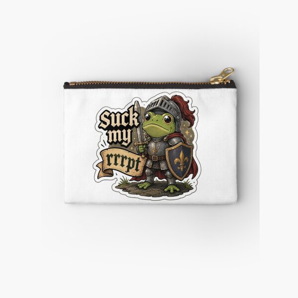 Item preview, Funny Frog Knight – No Thoughts Only Rrrpts designed and sold by XXeRoXX.