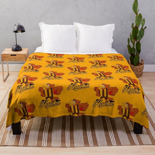 Item preview, Hawthorn Hawks AFL Mascot Logo designed and sold by Luke Foran Sports Art.