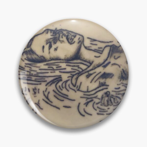 Item preview, Ophelia in lake designed and sold by Maisydunnstudio.