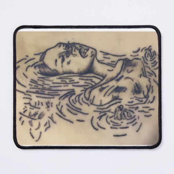 Item preview, Ophelia in lake designed and sold by Maisydunnstudio.