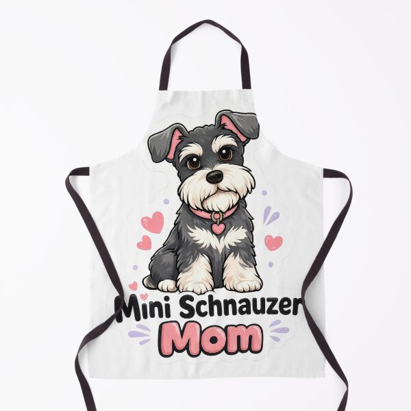 Item preview, Cute Mini Schnauzer Mom Dog designed and sold by Oddly Cozy Studio.
