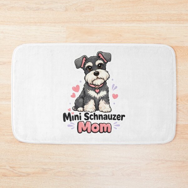 Item preview, Cute Mini Schnauzer Mom Dog designed and sold by Oddly Cozy Studio.
