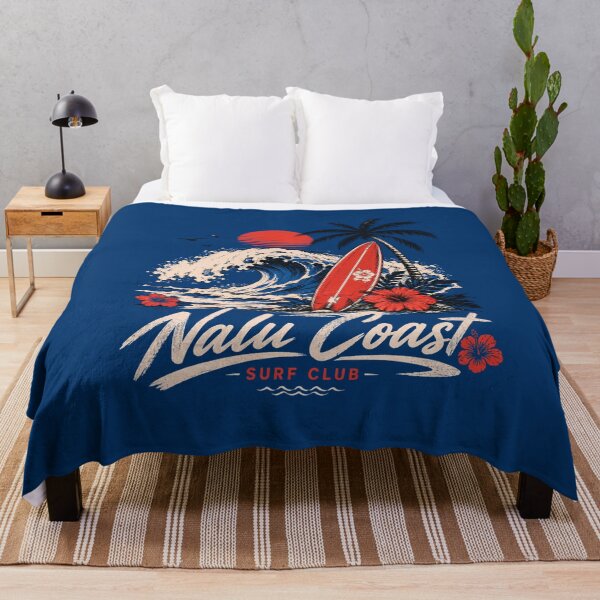 Item preview, Nalu Coast Red Surfboard | Tropical Wave & Hibiscus | Surf Club Design  designed and sold by Nalu Coast.