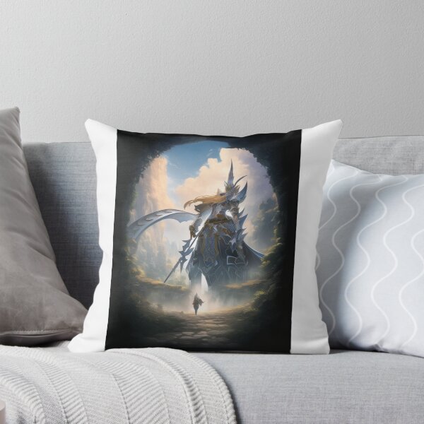 Item preview, Fantasy Art - Heroic Female Character, Pale Blue Armor and Sparkling Sword designed and sold by AnimeShin.