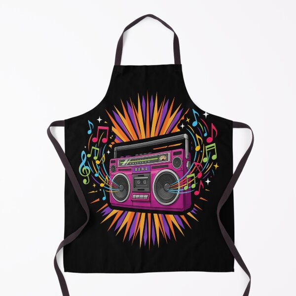 Item preview, Retro Boombox – Colorful 80s Music Explosion Design designed and sold by Midnight Veil Designs.