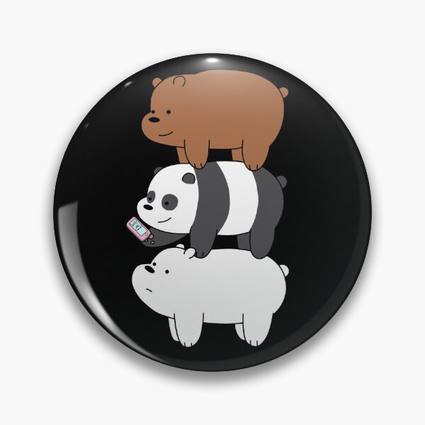 Item preview, We Bare Bears™ Grizzly, Panda, and Ice bear designed and sold by karamram.