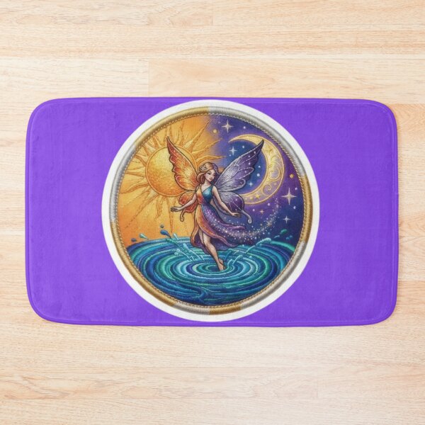 Item preview, Sun and Moon Balance Fairy Celestial Embroidered Patch Style  designed and sold by Azurart2.