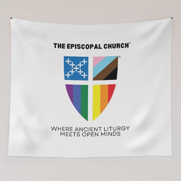 Item preview, Where Ancient Liturgy Meeting Open Minds - The Episcopal Church™ designed and sold by Canterbury Episcopal Campus Ministry at Texas Tech University .