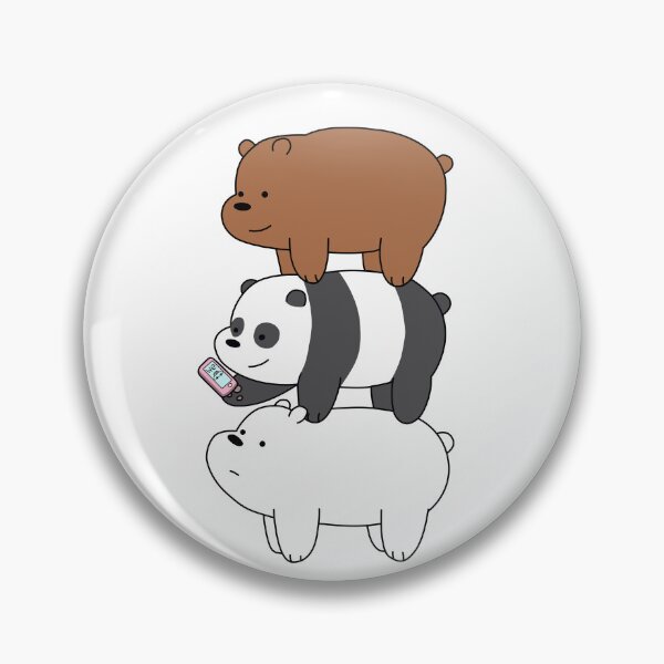 Item preview, We Bare Bears™ Grizzly, Panda, and Ice bear designed and sold by karamram.