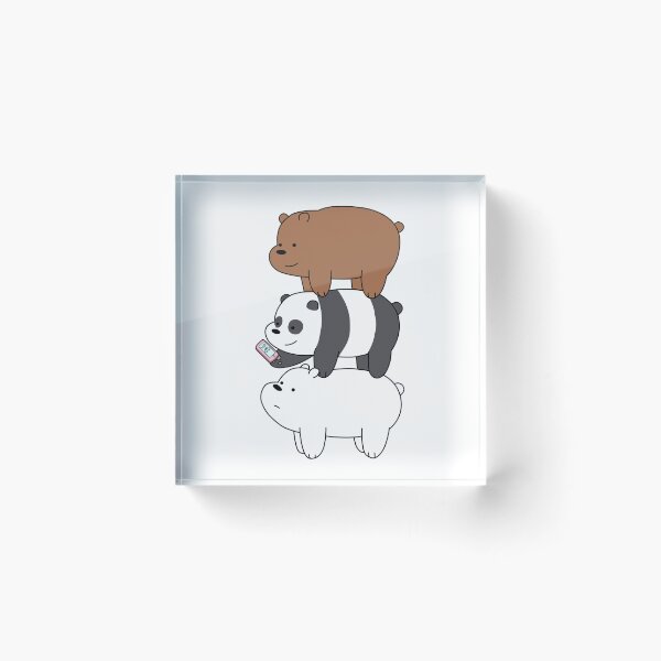 Item preview, We Bare Bears™ Grizzly, Panda, and Ice bear designed and sold by karamram.