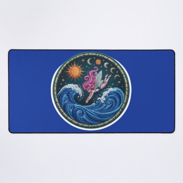 Item preview,  Celestial ocean fairy diving into the waves designed and sold by Azurart2.
