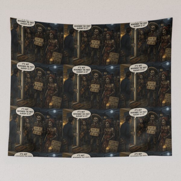 Item preview, Funny Day of the Dead November First Halloween Humor Design designed and sold by Hornace88studio.