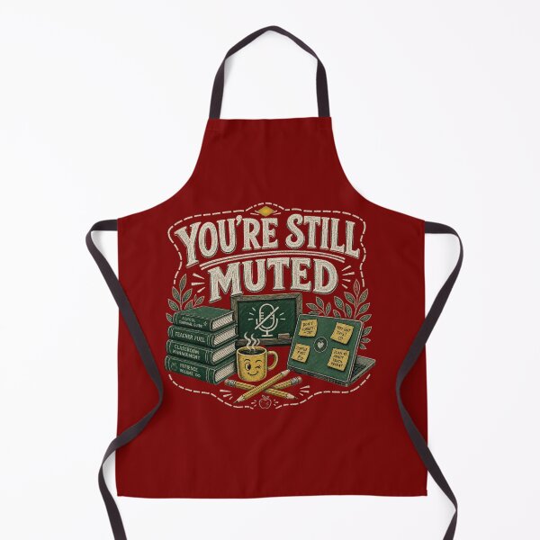 Item preview, You're Still Muted Funny Teacher designed and sold by freshwear design.