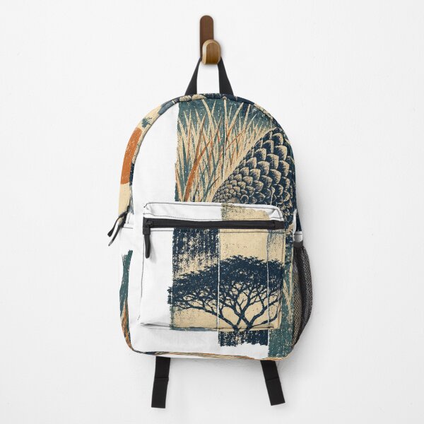 Item preview, Pangolin in the Savanna Grass Wild Animal Nature Illustration designed and sold by VisualArtsOasis.