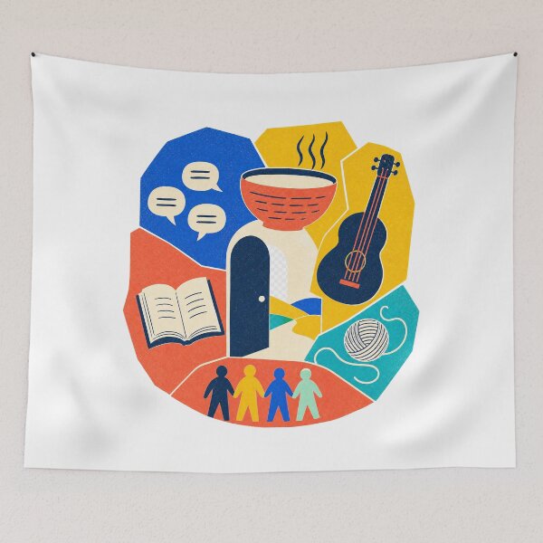 Item preview, Culture Connects Us — Multicultural Collage designed and sold by Atlant11.