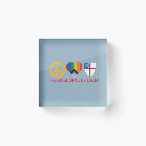 Item preview, Peace, Love, The Episcopal Church™ designed and sold by Canterbury Episcopal Campus Ministry at Texas Tech University .