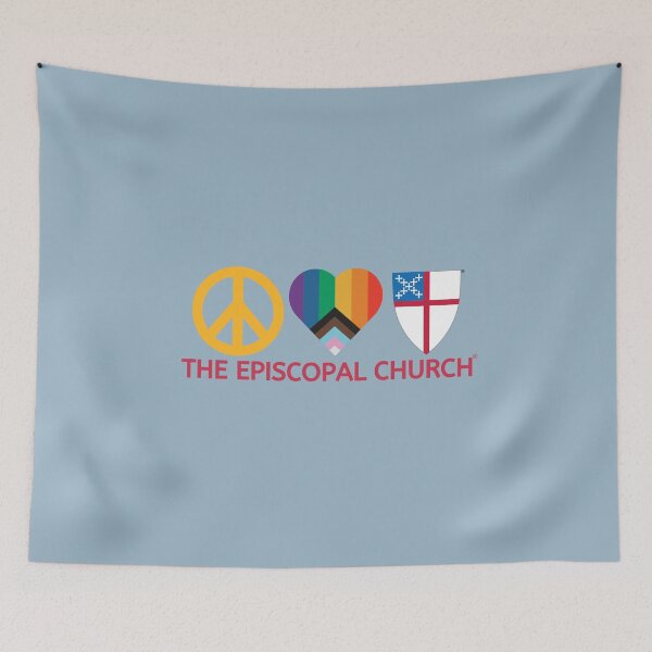 Item preview, Peace, Love, The Episcopal Church™ designed and sold by Canterbury Episcopal Campus Ministry at Texas Tech University .