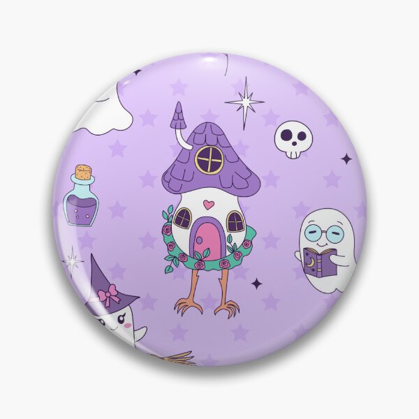 Item preview, whimsical purple halloween spooky ghost creepy designed and sold by Gossip Rag.