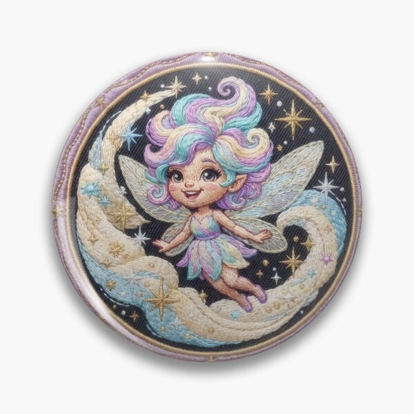 Item preview, Magical Starlight Fairy Cozy Fantasy Embroidered  designed and sold by Azurart2.