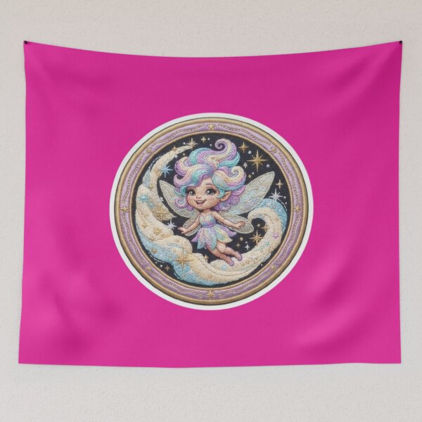 Item preview, Magical Starlight Fairy Cozy Fantasy Embroidered  designed and sold by Azurart2.