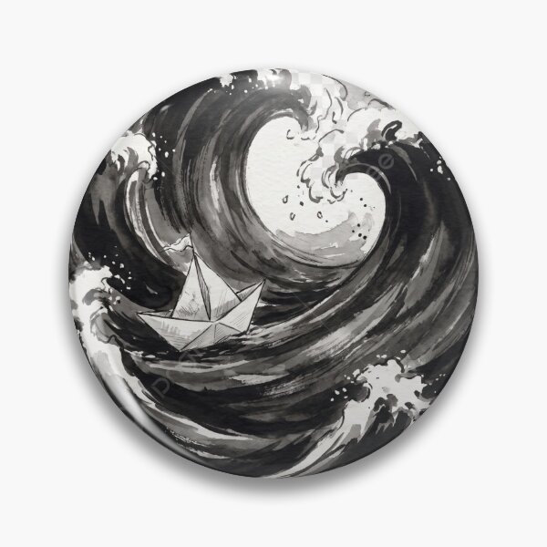 Item preview, Ink Drop Ocean designed and sold by Aliumcollection.
