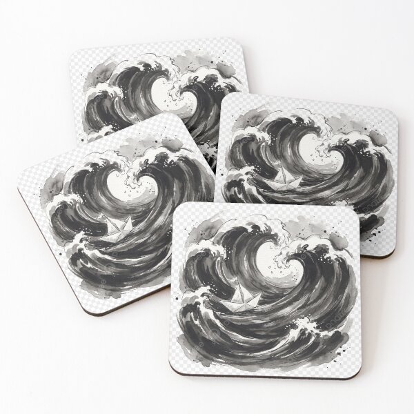 Item preview, Ink Drop Ocean designed and sold by Aliumcollection.