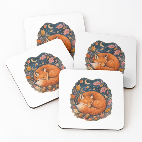 Item preview, Cozy Fall Season – Autumn Leaves and Woodland Graphic designed and sold by AMICO77.