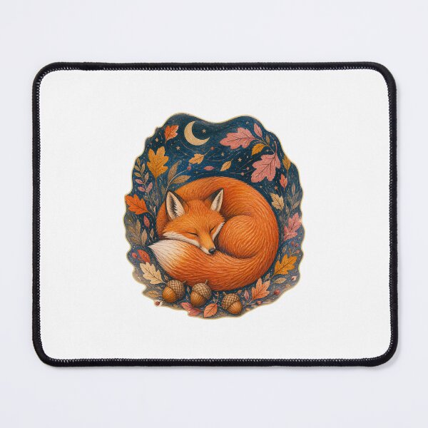 Item preview, Cozy Fall Season – Autumn Leaves and Woodland Graphic designed and sold by AMICO77.