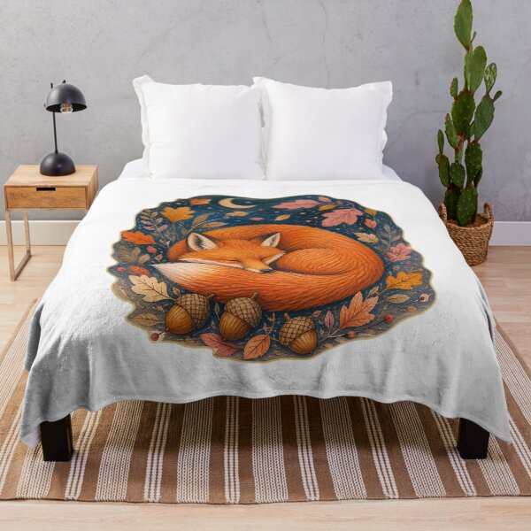 Item preview, Cozy Fall Season – Autumn Leaves and Woodland Graphic designed and sold by AMICO77.