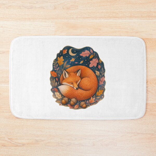 Item preview, Cozy Fall Season – Autumn Leaves and Woodland Graphic designed and sold by AMICO77.