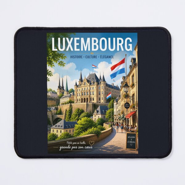 Item preview, Vintage Luxembourg Poster designed and sold by GoodOldVintage.