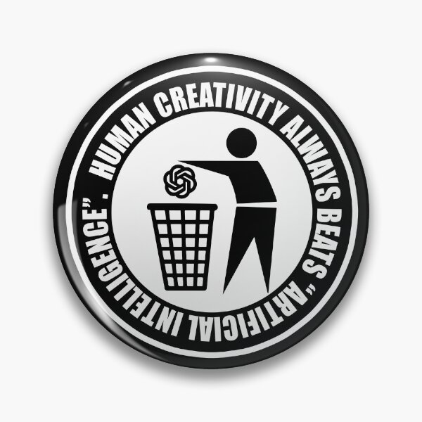 Item preview, human creativity always beats artificial intelligence (ANTI AI) designed and sold by remerasnerdas.