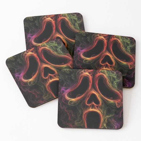Item preview, Vibrant Smoke Ghost Mask Halloween Design designed and sold by cameleon style.