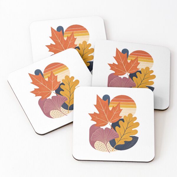 Item preview, Cozy Fall Season – Autumn Leaves and Woodland Graphic designed and sold by AMICO77.